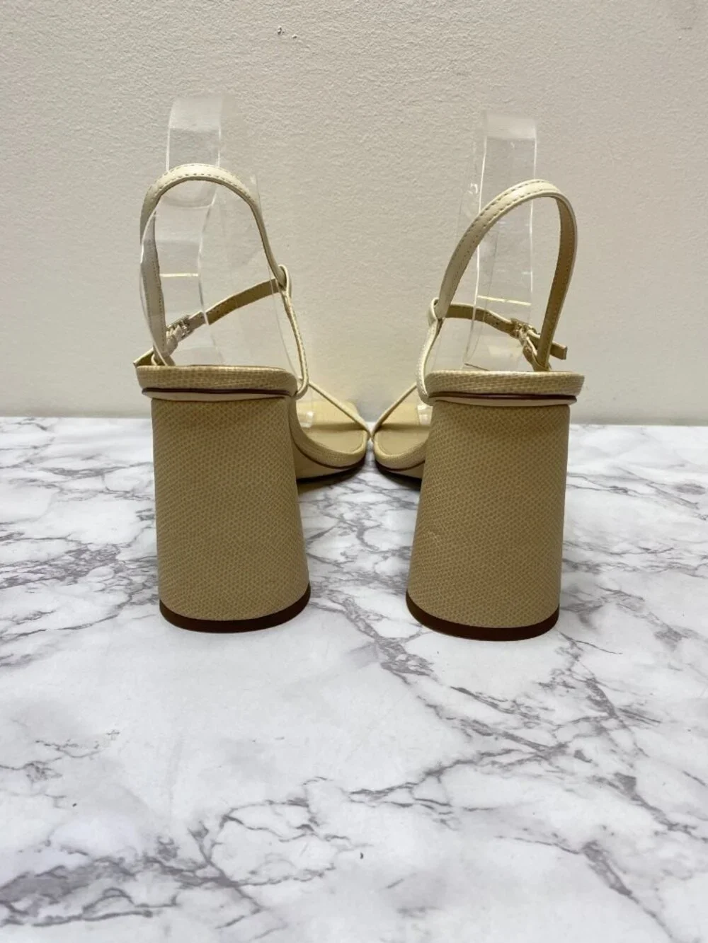 Sam Edelman Women's Kit Nude Strappy Heel Sz 11